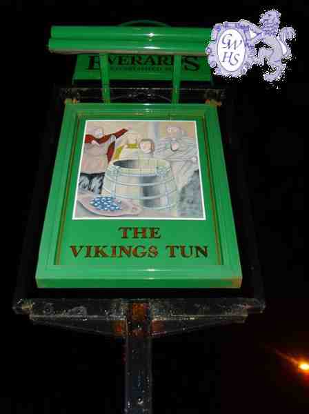 31-262 The Vikings Tun Sign Launceston Road Wigston Magna