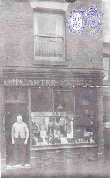 8-156 J H Carter - father of Lily Rogers -Leicester Road Wigston Magna 1920 - Typical shop that sold eberything