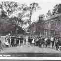 8-164 Leicester Road + Star & Garter Inn behind the house on the left Wigston Magna circa 1904
