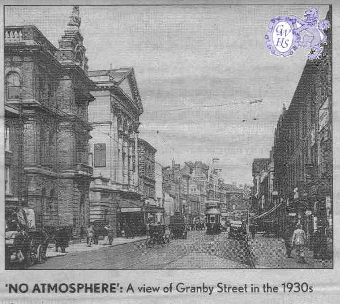 13-6 Granby Street Leicester 1930's