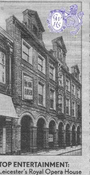 13-9 Leicester's Royal Opera House Silver Street 1959
