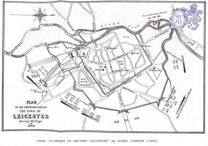 15-113 Ancient Leicester Map