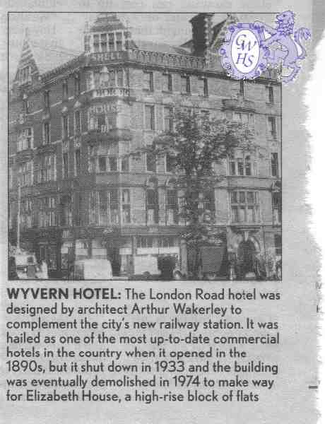 29-463 Leicester Wyvern Hotel London Road c 1933