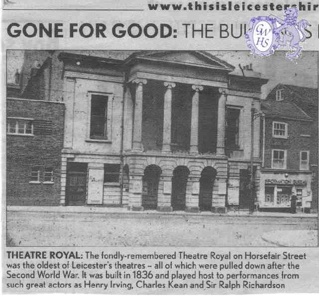 29-492 Theatre Royal Horsefair Street Leicester c 1935