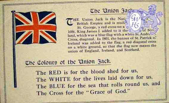3-45 The Union Jack Post Card