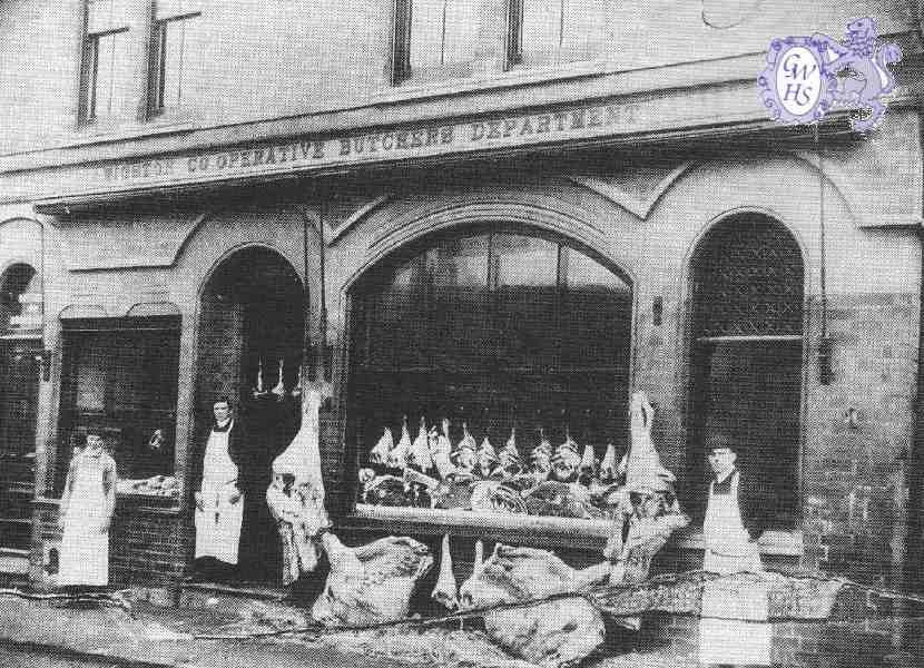18-002a Co-op butchers Long Street Wigston Magna circa 1902