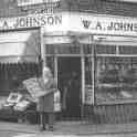 22-226 Brian Johnson outside his fruit and veg shop in Long Street  Wigston Magna.mid 1990's