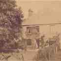 22-516 Rev Thomas Cope Deeming and wife in garden of the Manse Long street Wigston Magna circa 1902