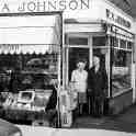 8-167a W A Johnson shop Long Street Wigston Magna - last day before closing - site of old Durham Ox