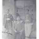 8-168 Long Street Wigston Magna (outside the Durham Ox Inn before 1900 - man on right is H G Lucas stonemason)