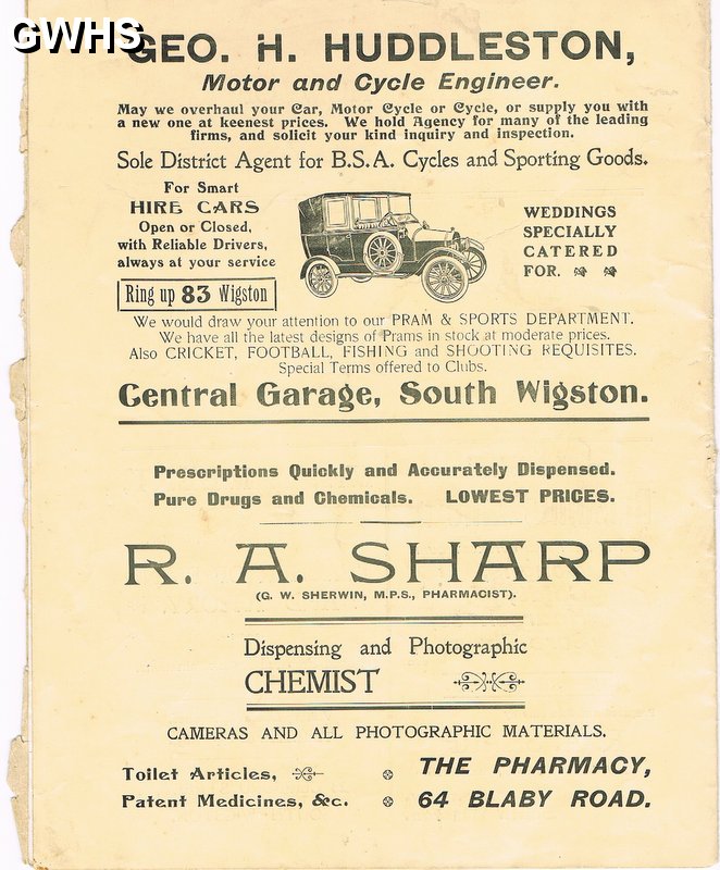 23-418 St Thomas's Glen Parva & South Wigston Church Monthly May 1922