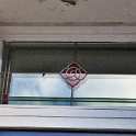 34-287 Window over door of # 21 Bushloe Cottages Manor Street Wigston Magna 2018
