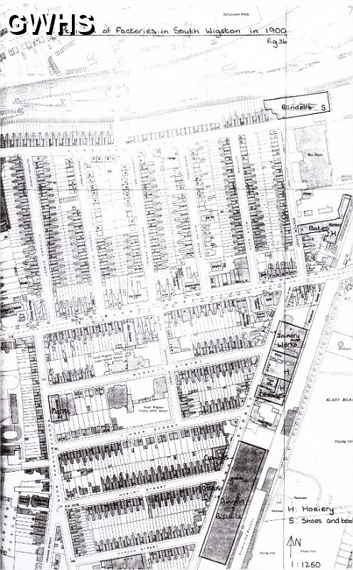 26-358 Position of factories in South Wigston in 1900