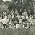 35-902 1953 - Paul's mum with Class 1A  Wigston Magna