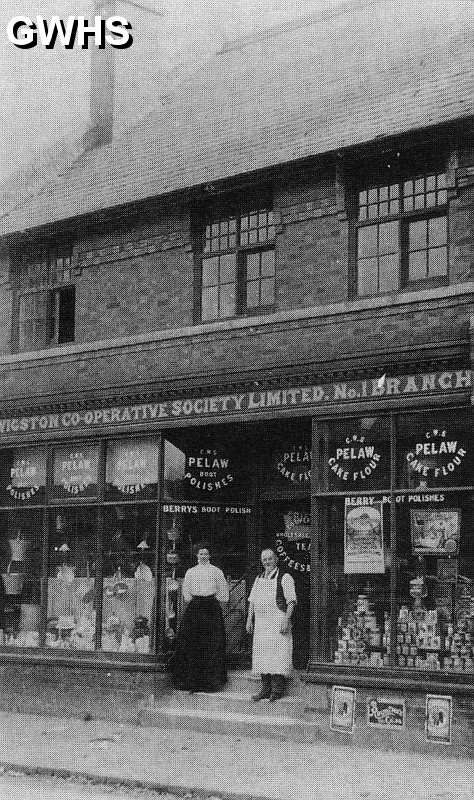 18-003a Wigston Co-operative Society No 1 branch Moat Street - Cedar Avenue circa 1902