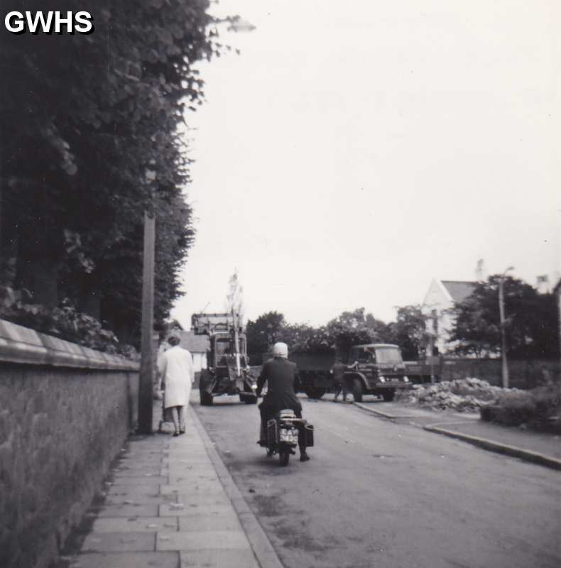 30-223a Road widening scheme in Moat Street Wigston Magna  1966