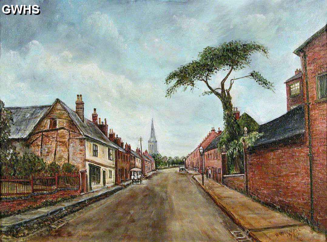 33-446 Moat Street Wigston Magna painted by R Wignall 1980
