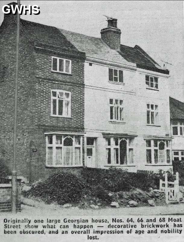 34-164 Numbers 64, 66 and 68 Moat Street Wigston Magna 1976