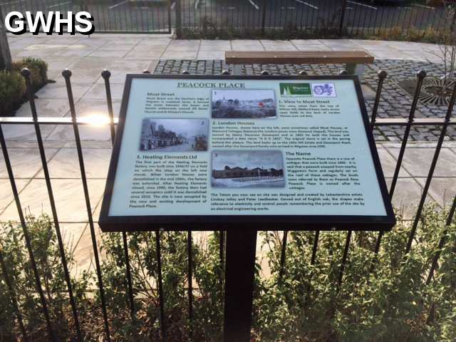 34-345 Replacement Information Board at Peacock Place Wigston Magna Nov 2018