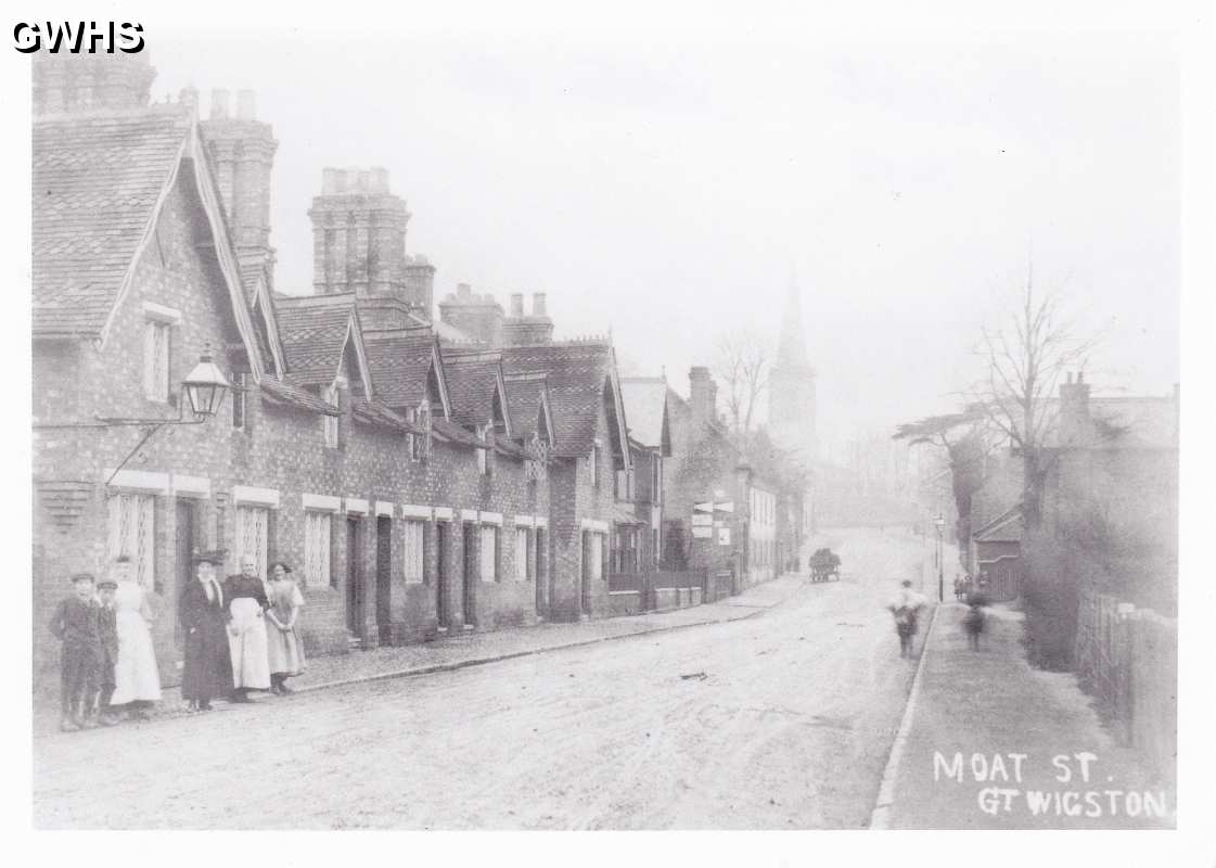 8-226 Midland and London Cottages (Diamond Cottages) Moat Street Wigston Magna 1910