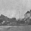 22-471a Demolition of shop and cottage at corner of Long Street and Moat Street  Wigston Magna 1967