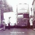 26-138 Midland Red Bus stuck in Moat Street Wigston 1960