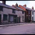 26-164a Moat Street opposite Crown Inn Wigston Magna circa 1960 The empty shop in the centre was Silverwoods haberdashers