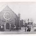 8-238 Moat Street Wigston Magna - Primitive Methodist Church c 1930 - left building was the Wyggeston Hospital Farmhouse