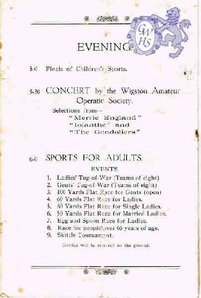 22-300 Silver Jubilee King George V - Wigston Events Programme 1935 Pt 5