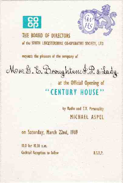 30-469 Co-op Invitation to Centure House Opening