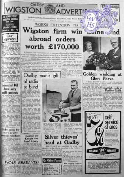 31-354 £170k orders for Wigston firm January 1971