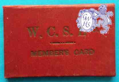 32-120 Wigston Co-operative Society Members Card Wigston Magna