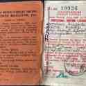 31-119 provisional driving licence, issued in 1947 to Anthony Dudleston Keith Allen