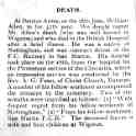 31-171 Death of Wigston man William Allen in Beunos Ayres