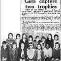 31-301 All Saints Girls capture the trophy June 18th 1971