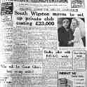 31-361 South Wigston Club Newspaper Front Page June 1971