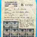 32-116 Supplimentary Clothing Coupon Sheet C V Lewin Central Avenue Wigston Magna