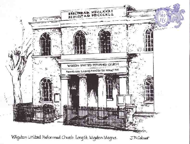 15-143 Wigston United Reformed Church Long Street Wigston Magna - J R Colver