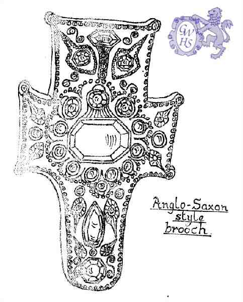 23-425 Anglo-Saxon Style Brooch