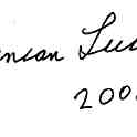 22-049 Signature of Duncan Lucas 2008