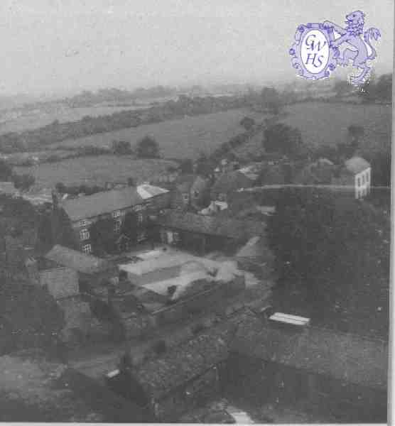 23-028 View from All Saints' Church looking towards Welford Road across top of Newgate End - Wigston Magna