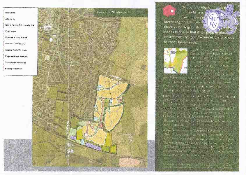 26-080 David Wilson Homes Plan forNewton Lane Wigston Magna 2014
