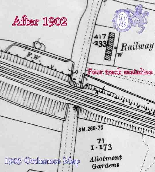 29-070 post 1902 track layout at Kilby Railway Bridge