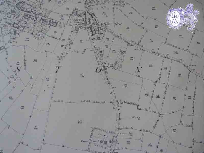 29-082 1886 OS Map of Welford Road Wigston Magna