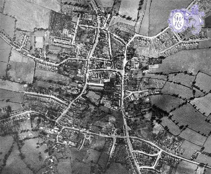 30-891 Map of Wigston Magna circa 1942