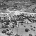 22-181 Aerial view of Wigston Magna in 1947 showing new estate at the end of Central Avenue