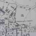29-088 1886 OS Map of St Wolstan's Church and Oadby Lane Wigston Magna