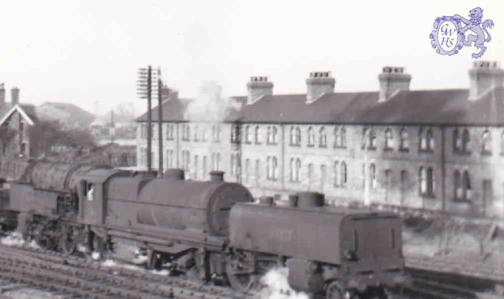 7-159a Garratt Locomotive Railway Cottages Wigston 1955
