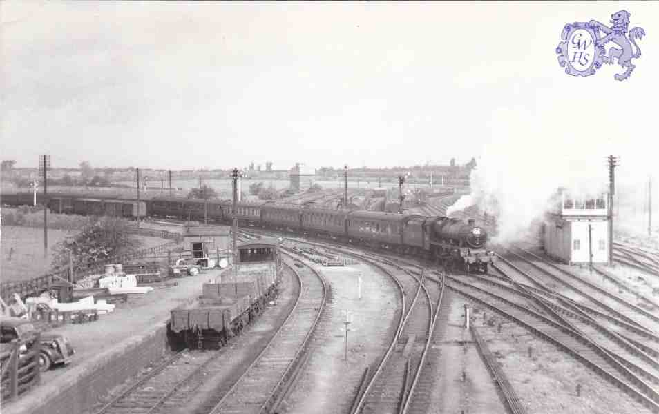 7-177 Hinckley to London F A Cup Special - Wigston May 1961 Cattle dock in left corner