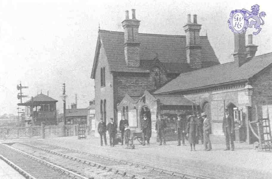 7-189a Railway Station Wigston Magna 1880